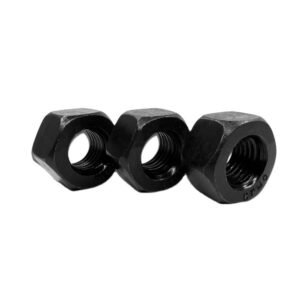 A194 Heavy Hex Nuts, Black Finish, M12/M14/M16/M18/M20/M22/M24/M27/M30