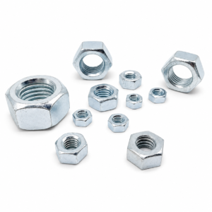 DIN 934 Zinc-Plated Carbon Steel Metric Hex Nuts