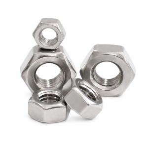 DIN 934 Stainless/Carbon Steel Metric Hex Nuts, M2–M64
