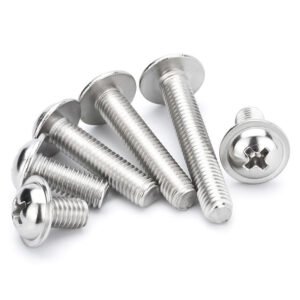 M2 M3 M4 M5 M6 M8 M10 Stainless Steel Cross Recessed Round Pan Head Machine Screws