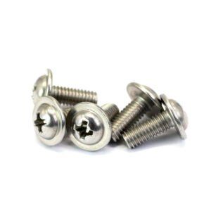 DIN 967 Stainless Steel Cross Recessed Pan Head Machine Screws with Collar