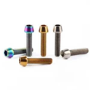 GR5 Titanium Button Head Screws M3 M4 M5 M6 M8 M10 Hex Socket Torx Drive Lightweight Motorcycle Fasteners