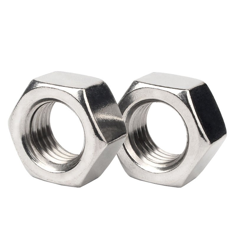 UNI 5587 A2-70 Stainless Steel Heavy Hex Nuts, Plain Finish