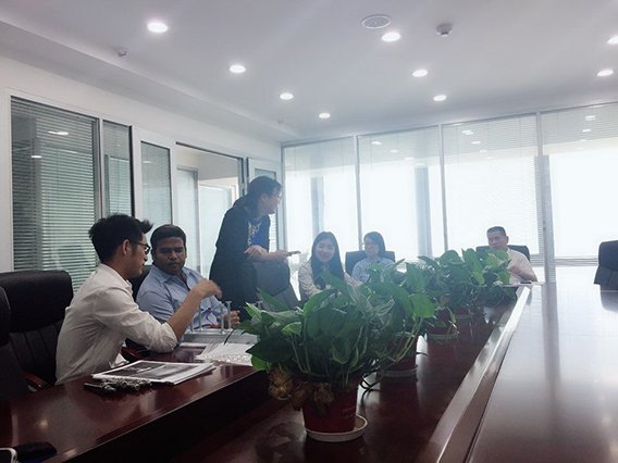 Customer visit and certificate 7