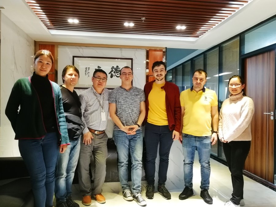 Customer visit and certificate 3